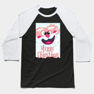 Santa Christmas - Happy Christmas and a happy new year! - Available in stickers, clothing, etc Baseball T-Shirt